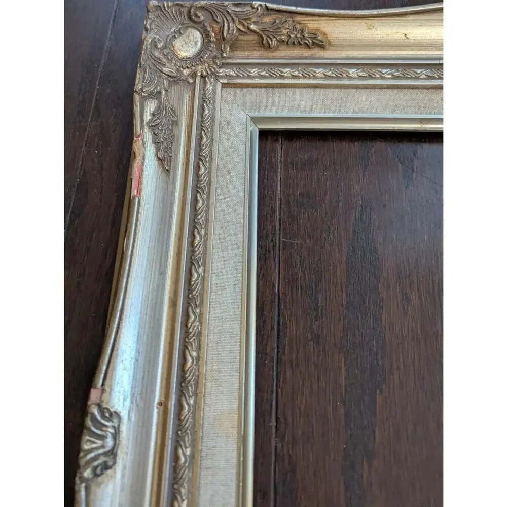 Mid Century French Style Gold Ornate Wooden Montparnasse Rococo Picture Frame